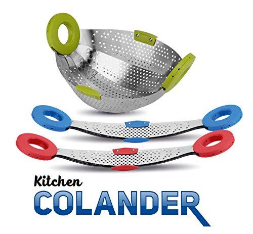 Foldable Colander Strainer for Kitchen