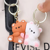 Cute Magnetic Cartoon Animal Keychains