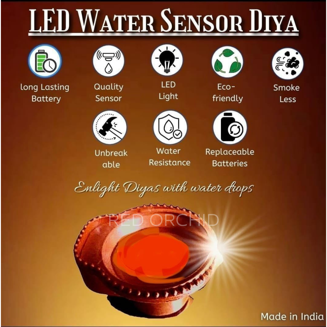 LED Water Sensor Diya