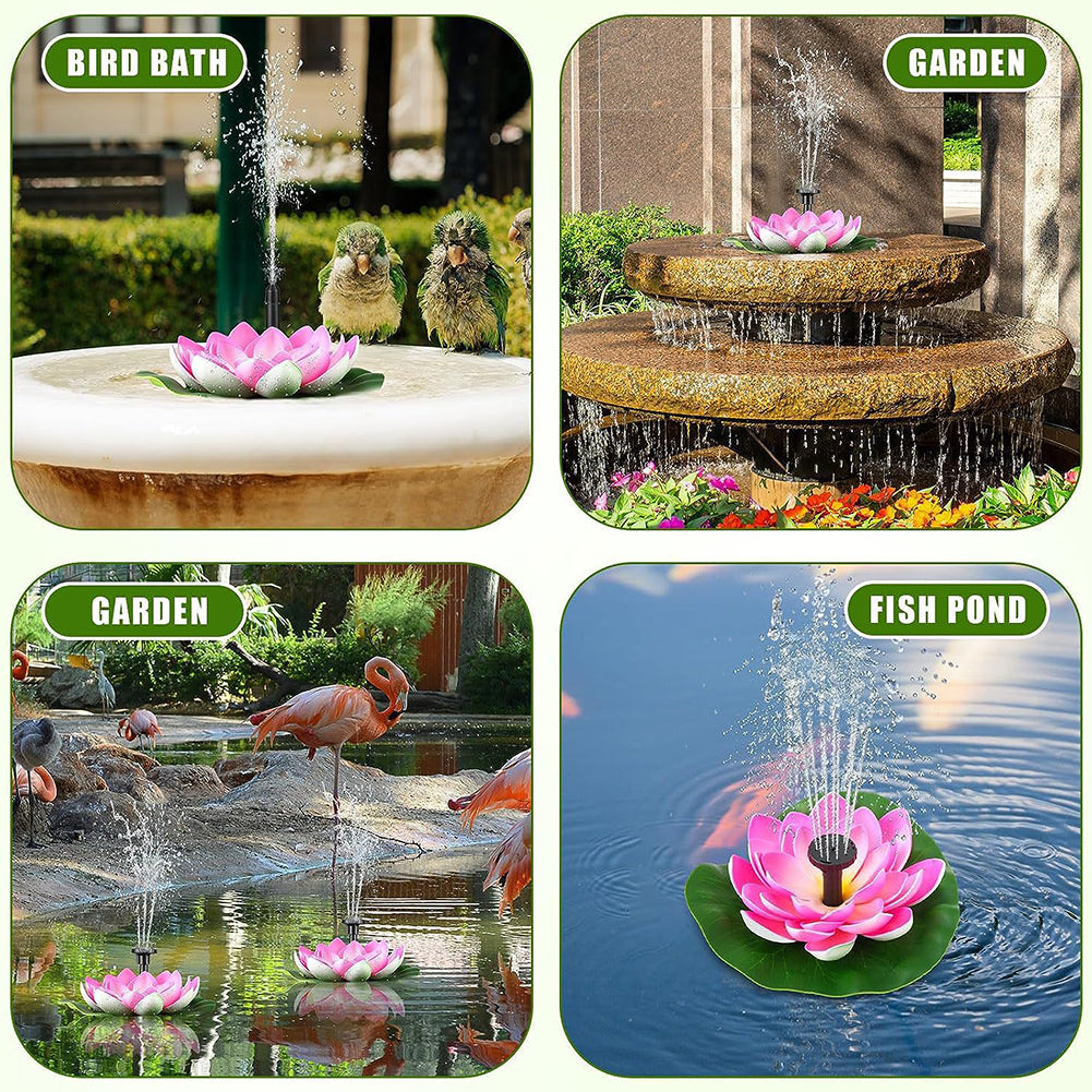 Lotus Shape Floating Garden Fountain