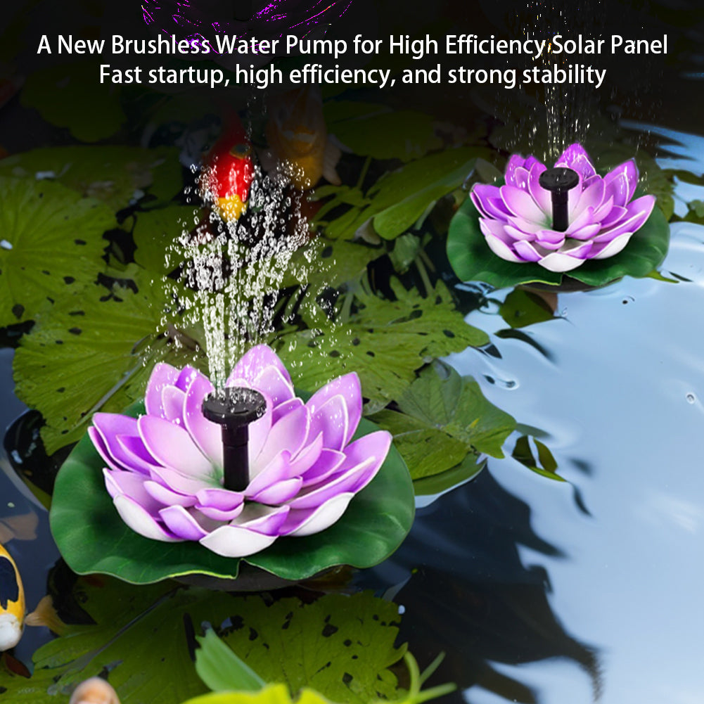 Lotus Shape Floating Garden Fountain