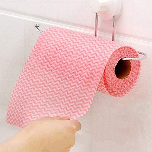 Non Woven Reusable Kitchen Napkin Roll (Multicolor)