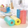 Non Woven Reusable Kitchen Napkin Roll (Multicolor)